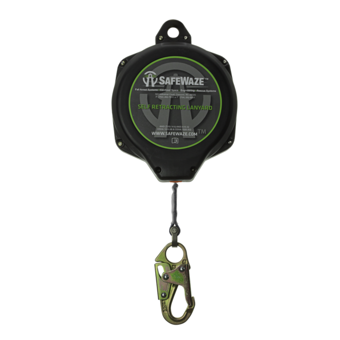 Safewaze 30' Web Retractable With Double Locking Snap Hook