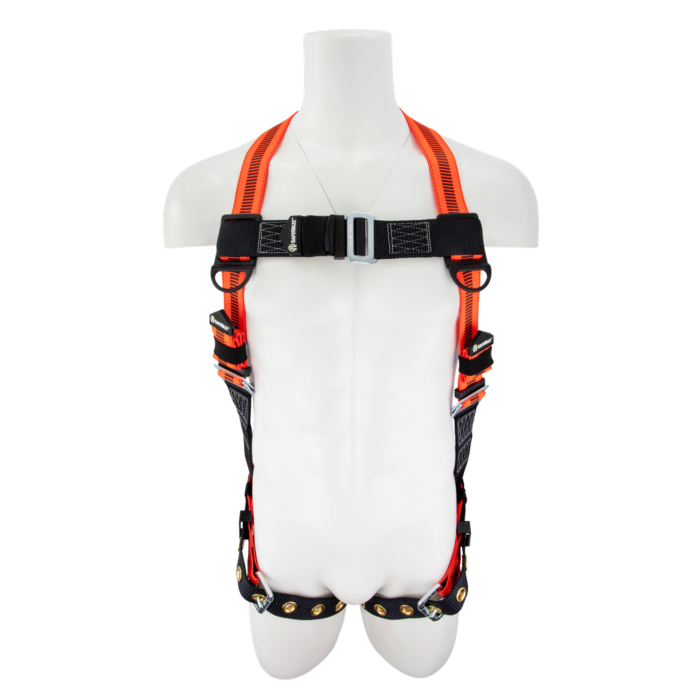 Safewaze V-Line Full Body Harness: Universal, 1D, Mb Chest, Tb Legs