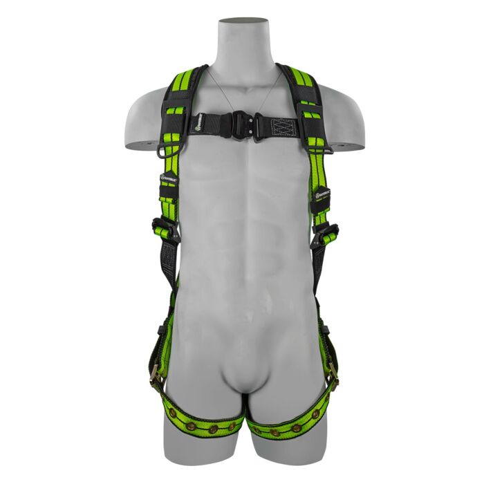 Safewaze Pro+ Full Body Harness: 1D, QC Chest, Tb Legs
