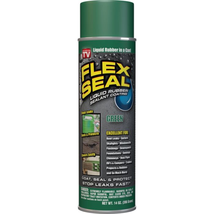 Flex Seal Rubber Spray Sealant (Green) 14 oz