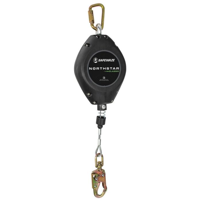 Safewaze 50' Cable Retractable With Snap Hook