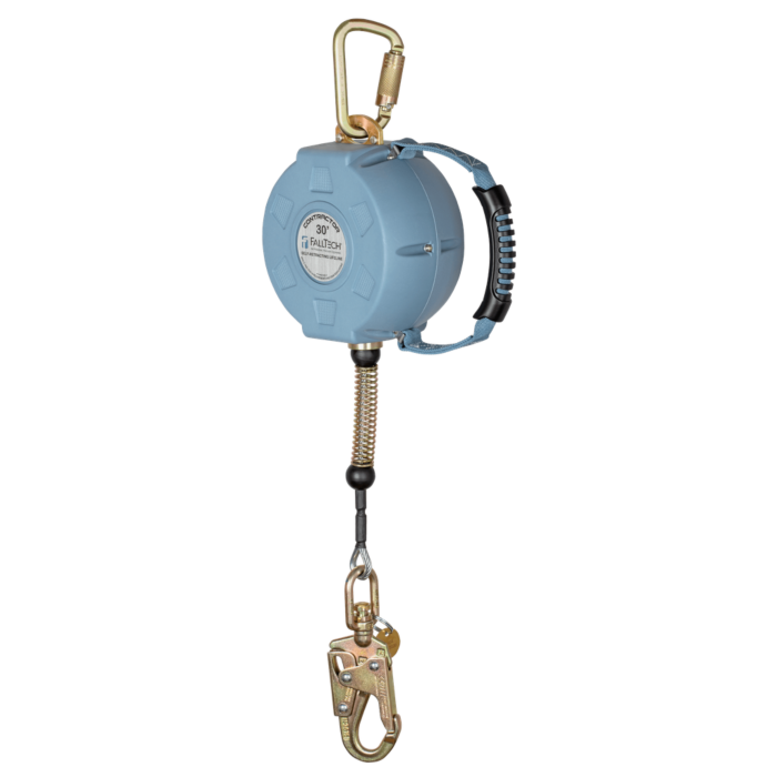 FallTech ® Contractor C SRL with 30' Galvanized Cable and Anchorage Carabiner
