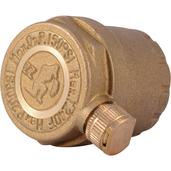 Cash Acme 1/8" Air Vent, Brass