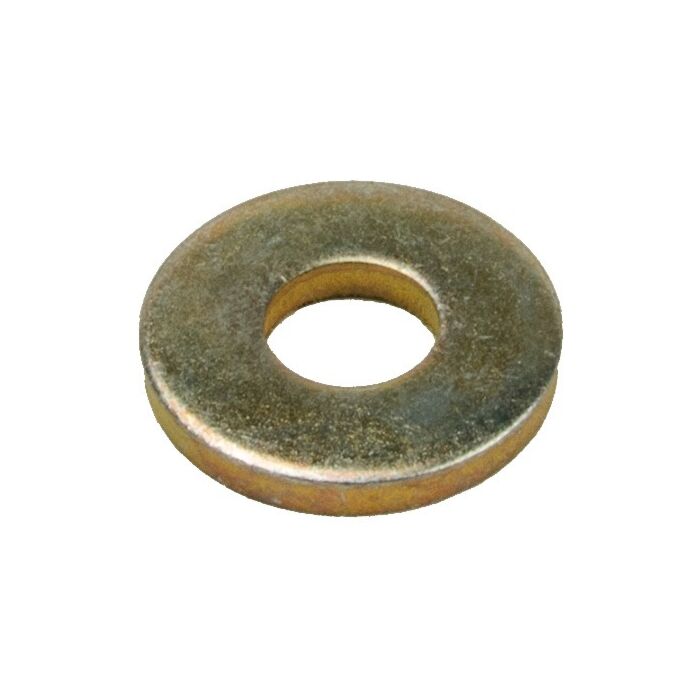 Titan™ 1/2 in Hardened Steel Finish Yellow Zinc Flat Washer