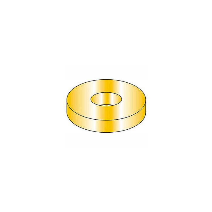 Titan™ 3/8 in Hardened Steel Finish Yellow Zinc Flat Washer
