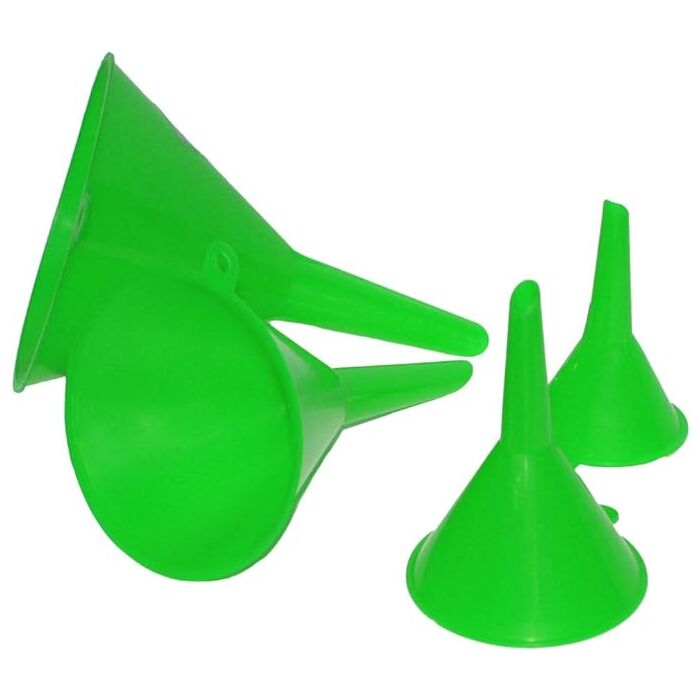 GRIP Plastic Funnel Set 4pc