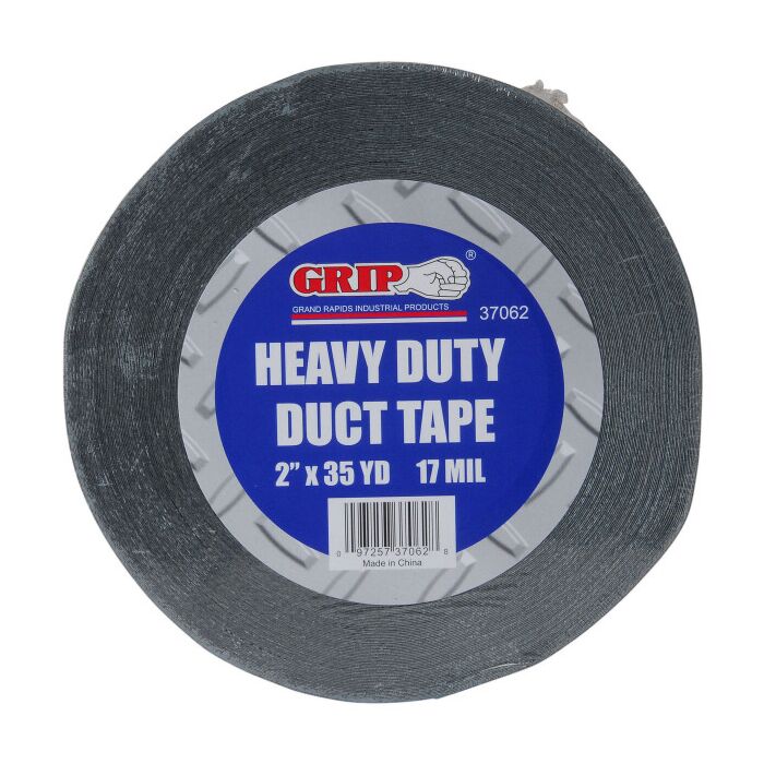 GRIP Polyethylene Backing Heavy Duty Duct Tape 2 in. x 35 yd 17 mil - Black