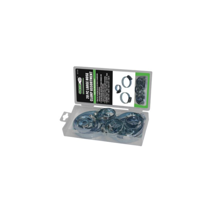 GRIP Large Hose Clamp Assortment 20pc