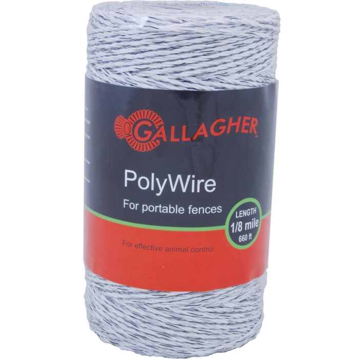 Gallagher G62004 1 kV 6000 Ohms/km 656 ft Long Portable Wire Electric Fencing