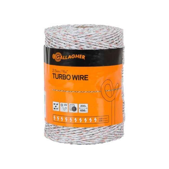 Gallagher 3/32 in Diameter Poly 1612 ft Turbo Wire