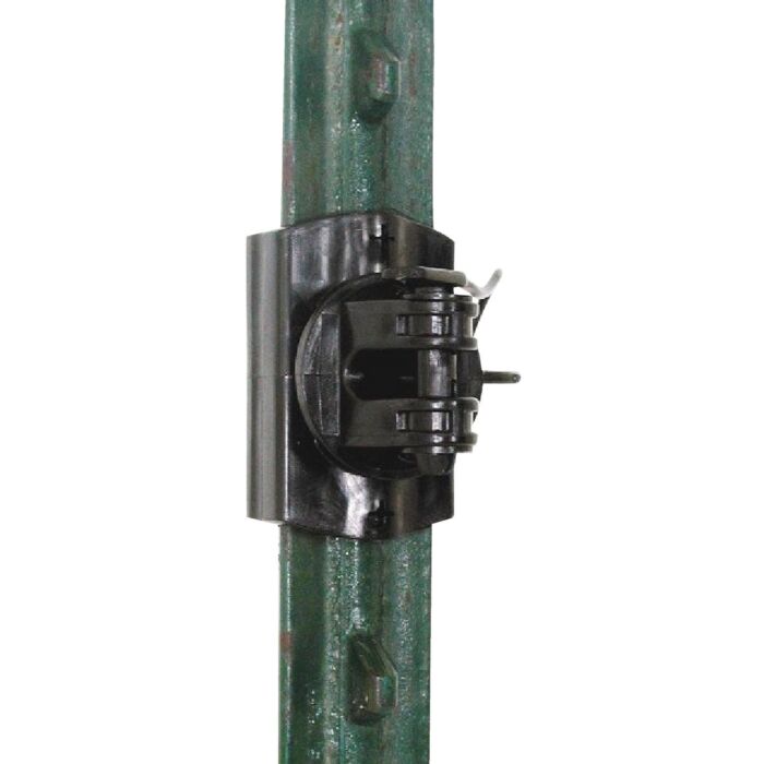 Gallagher Nail-On, Screw-In Black Heavy-Duty Plastic Electric Fence Insulator (20-Pack)