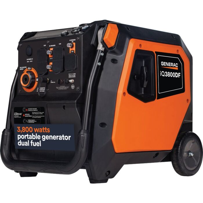GENERAC iQ5200 5200W Dual Fuel Portable Inverter Generator