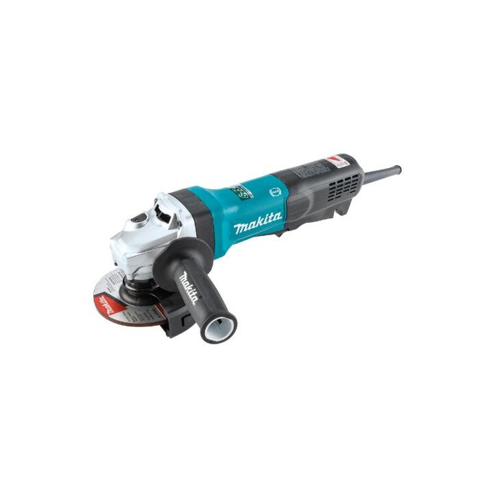Makita 5" SJS™II High-Power Angle Grinder, Paddle Switch, w/Brake