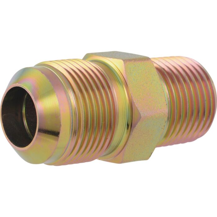 EASTMAN Zinc-Plated Carbon Steel Adapter Gas Fitting - 5/8 in. OD Flare x 1/2 in. MIP