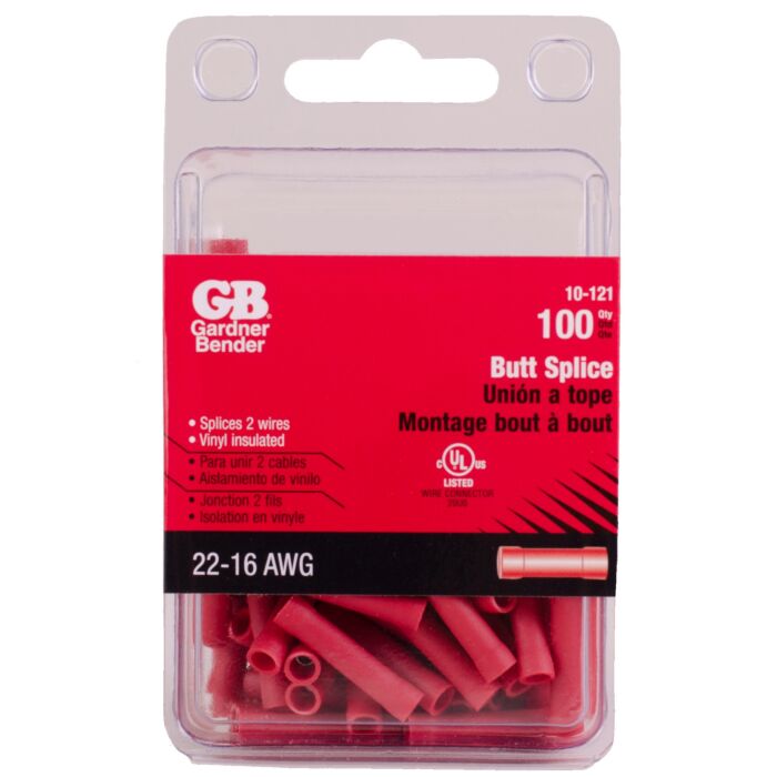 Gardner Bender #22-#18 AWG (0.8 mm²) Butt Splice