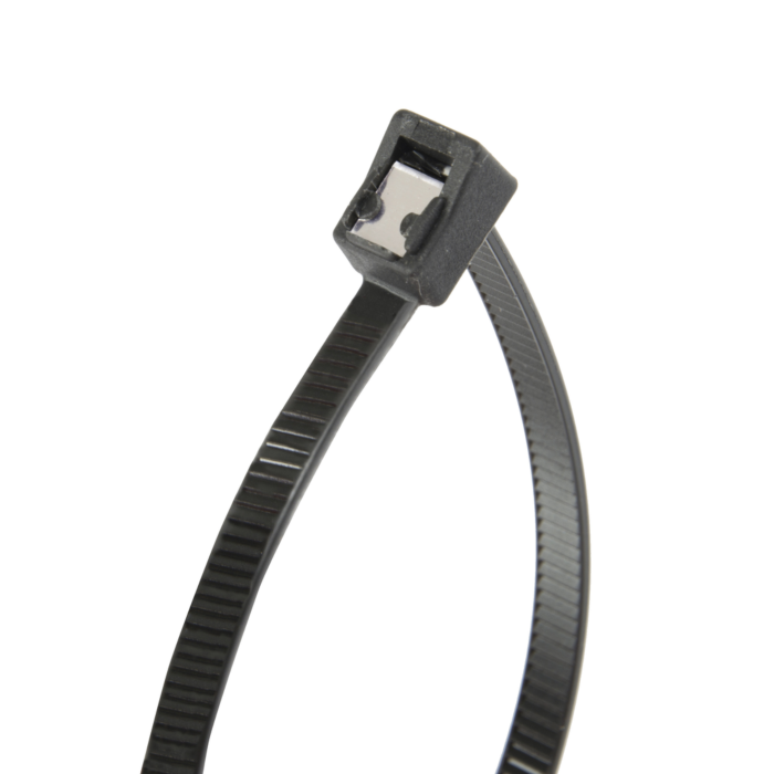 ILSCO Cable Tie Self Cutting 8in 50lb Black