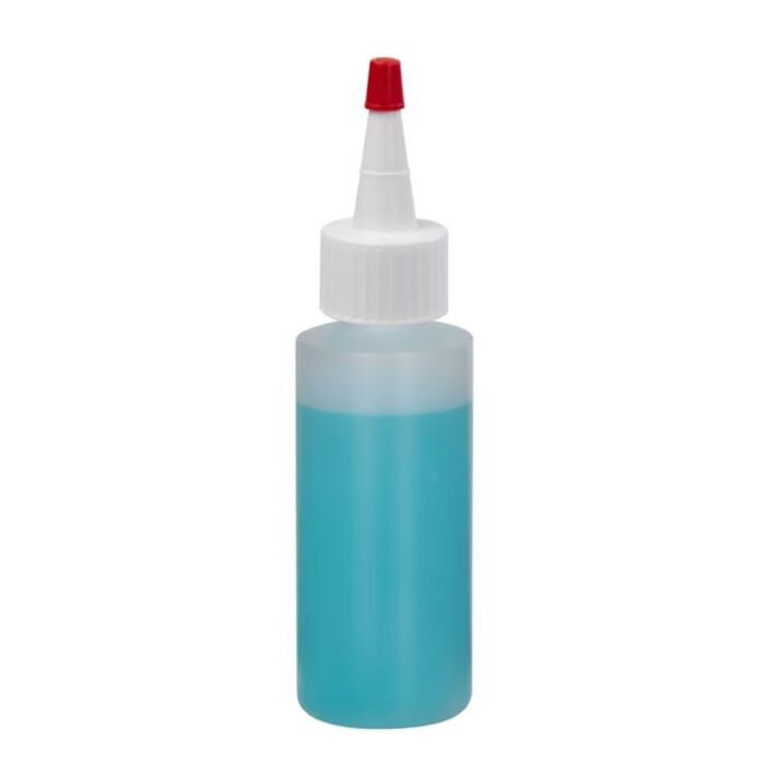 2 oz. Natural HDPE Cylindrical Bottle