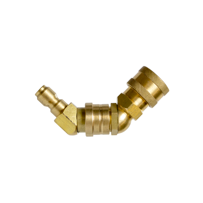 Lock-N-Lube Quick Connect Multi-Angle Pressure Washer Swivel Adapter