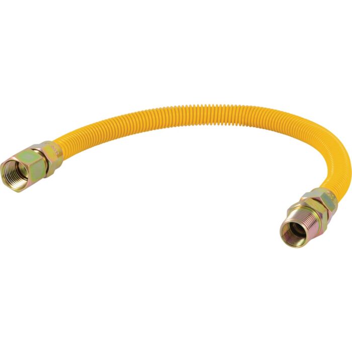 EASTMAN Coated SS Gas Connector - 1/2 in. OD x 18 in.