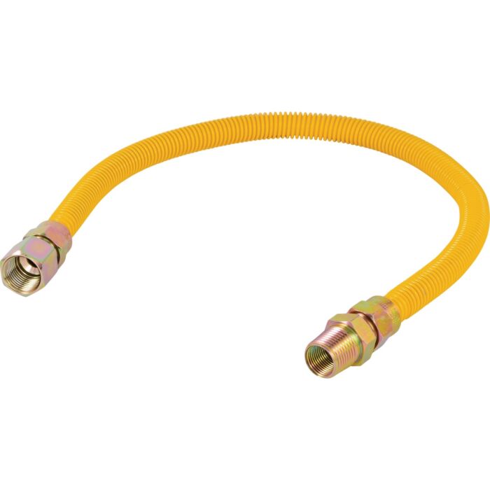 EASTMAN Coated SS Gas Connector - 1/2 in. OD x 24 in.
