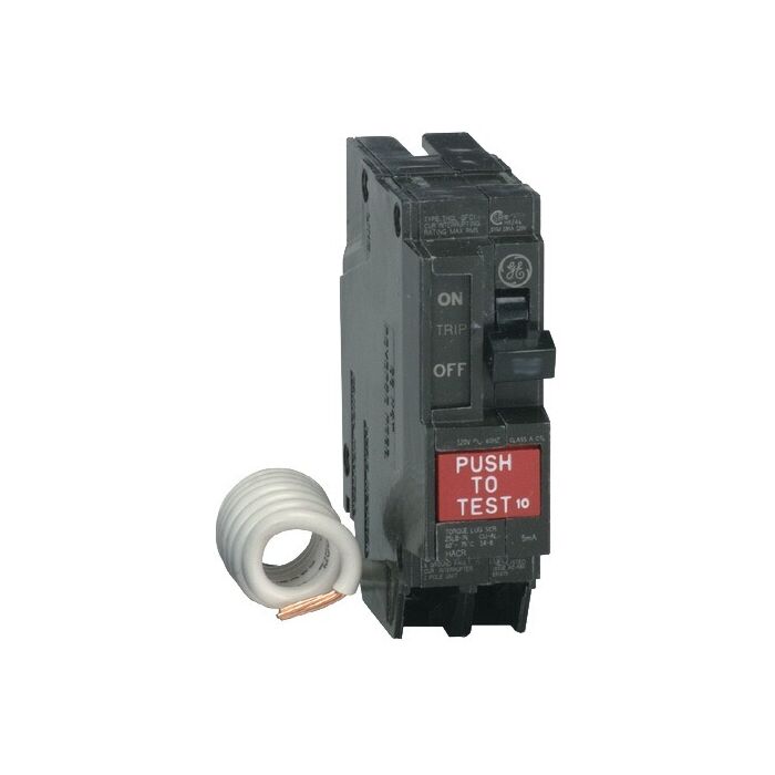 GE 15 A 120/240 V 10 kA at 120/240V GFCI Circuit Breaker