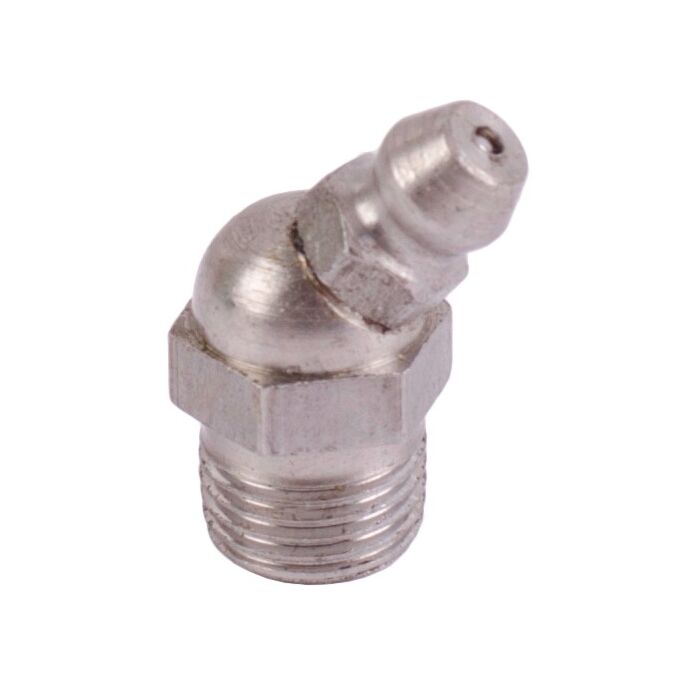 Huyett 1/8-27 NPT 0.86 in 45 deg Grease Fitting