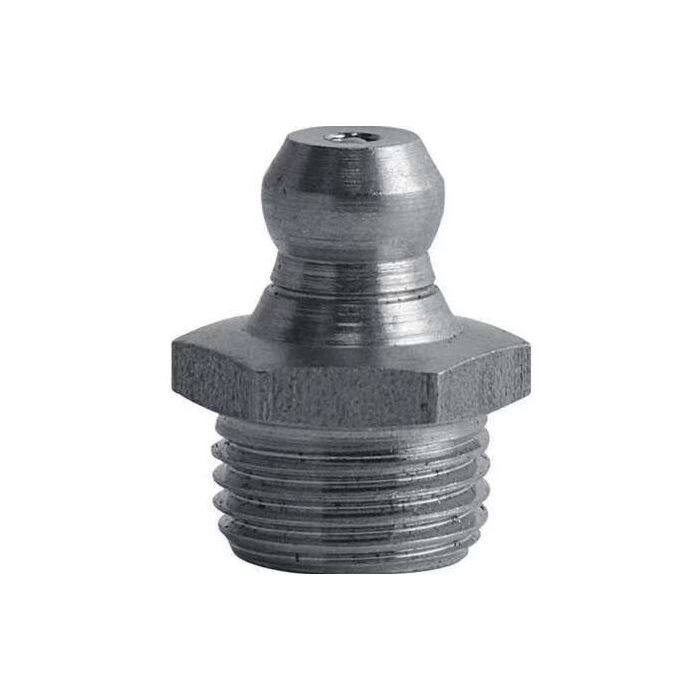 Huyett 1/8-28 BSPT 0.63 in Straight Grease Fitting