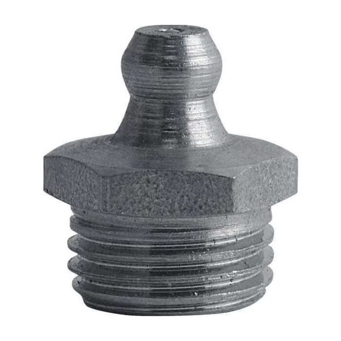 Huyett 1/4-19 BSPT 0.69 in Straight Grease Fitting
