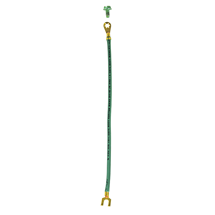 Gardner Bender Package of Two #12 AWG (3 mm²) Stranded Grounding Pigtail (8")