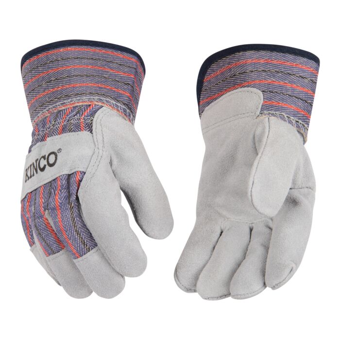 Kinco Kids' Suede Leather Palm Gloves - S