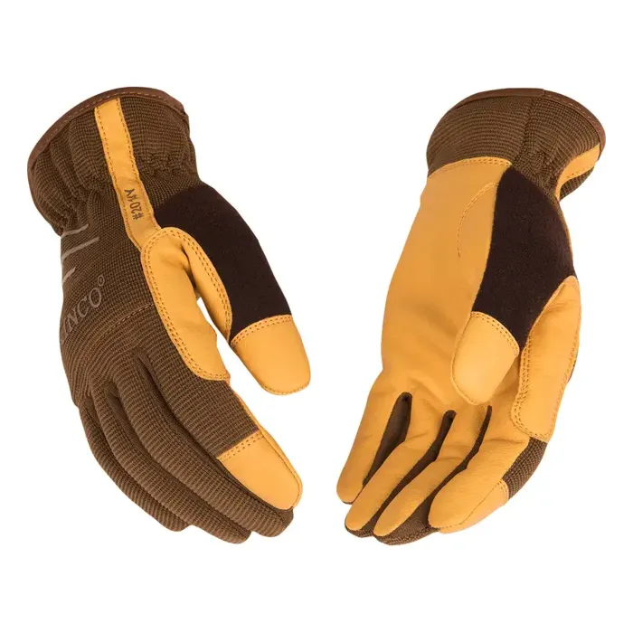 Kinco Kids' KincoPro™ Synthetic Gloves (Brown) M