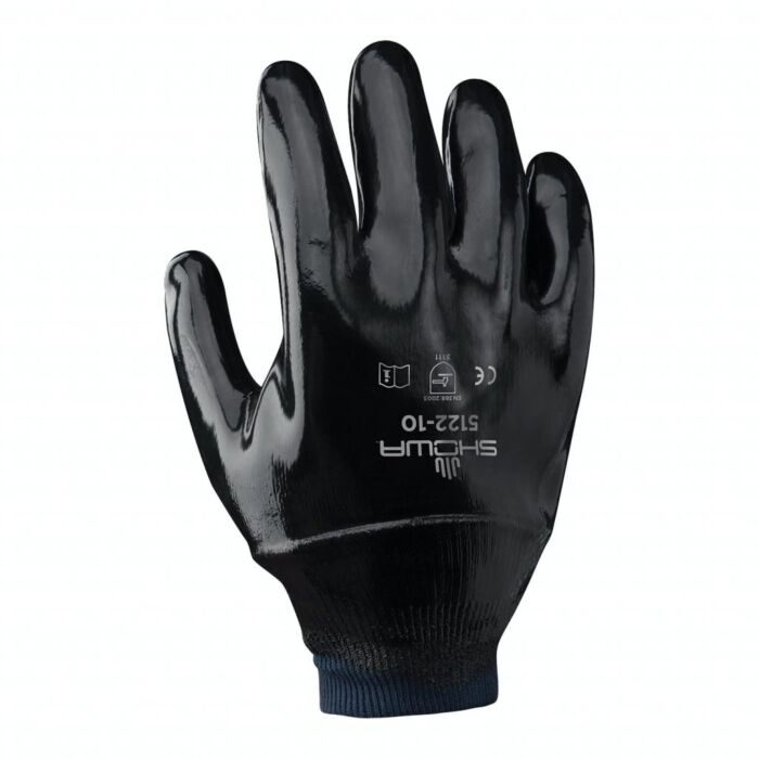 SHOWA #10/Large Neoprene Black Chemical Resistant Gloves