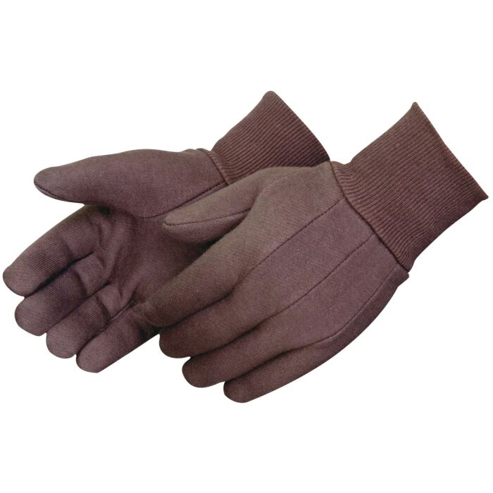 Liberty Safety Men's Jersey Work Gloves (Brown - 12pk) - L