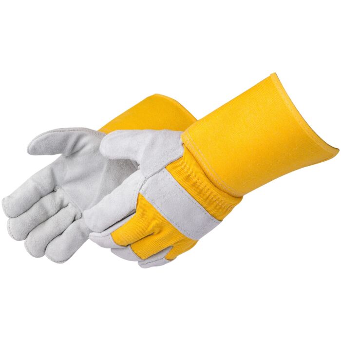 Liberty Safety L Cowhide Leather Yellow Palm Gloves