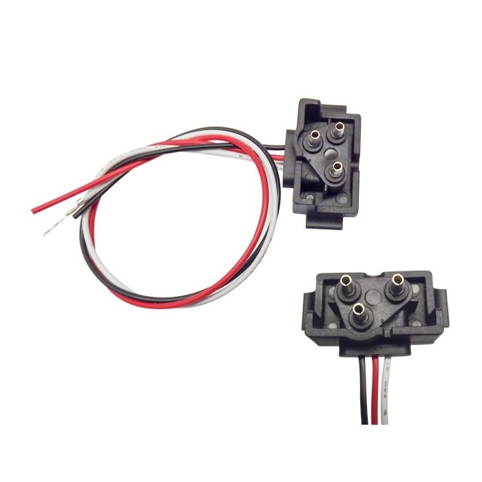 2-Pin and 3-Pin Tail and Marker Lights 3-Pin Straight Connector Plug