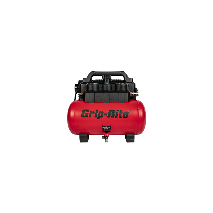 Grip-Rite 4.3-Gallon Single Stage Portable Electric Twin Stack Air Compressor At - View #7