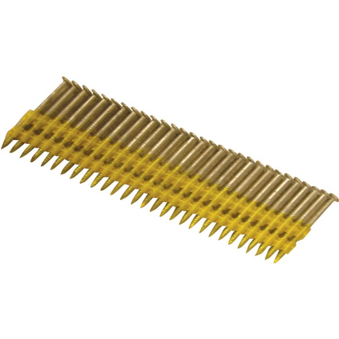 Grip-Rite 3 In. x 0.120 In. 21 Degree Plastic Strip Round Head Brite Framing Stick Nails (2000 Ct.)