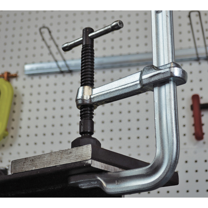 Bessey Tools classiX Series Clamp, 7-1/2 Inch Capacity 4-3/4 Inch Throat Depth, Heavy Duty Pad