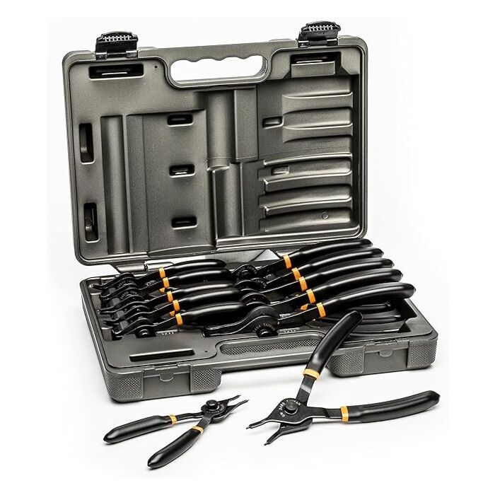 GearWrench 12 Pc. Fixed Tip Combination Snap Ring Pliers Set