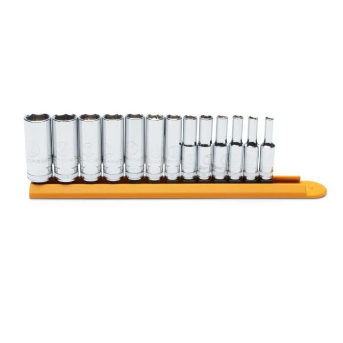 GearWrench 13 Pc. 1/4" Drive 6 Point Deep Metric Socket Set