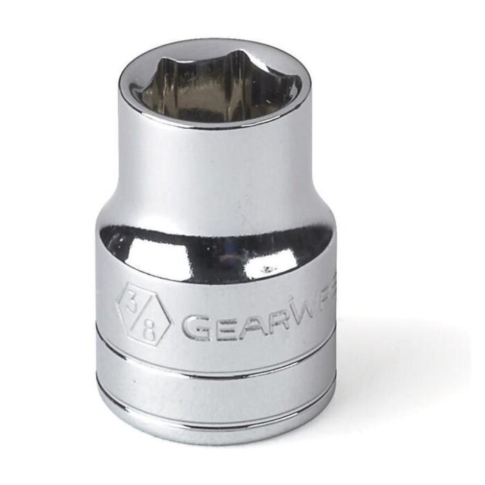GearWrench 3/8" Drive 6 Point Standard SAE Socket 3/8"