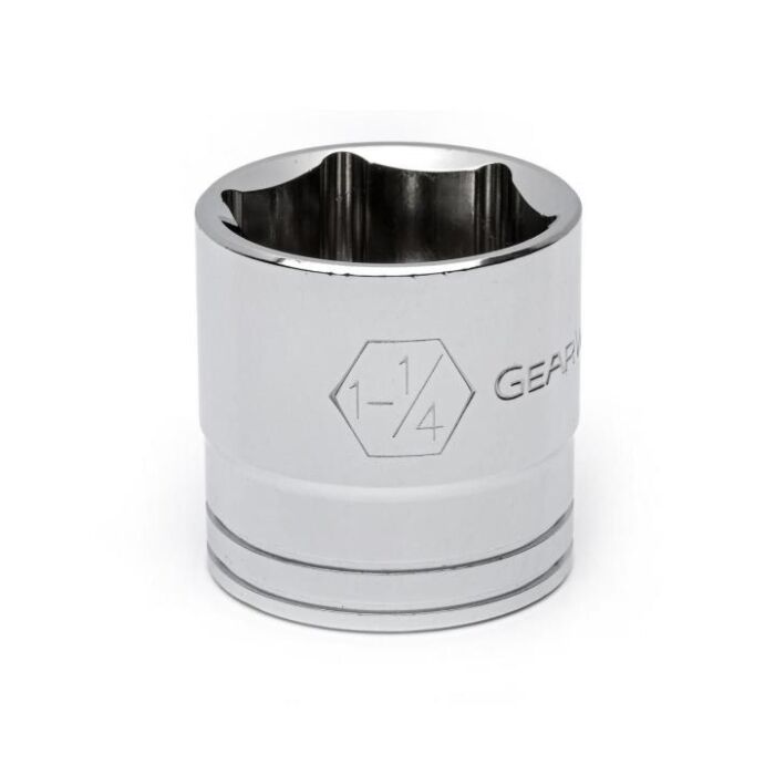 GearWrench 1/2" Drive 6 Point Standard SAE Socket 1-1/4"