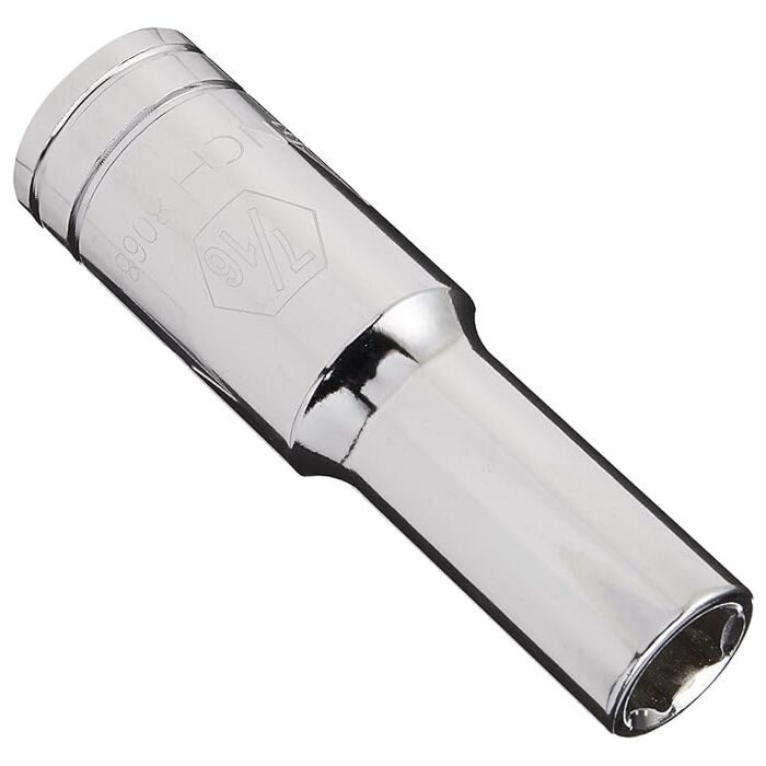 GearWrench 1/2" Drive 6 Point Deep SAE Socket 7/16"