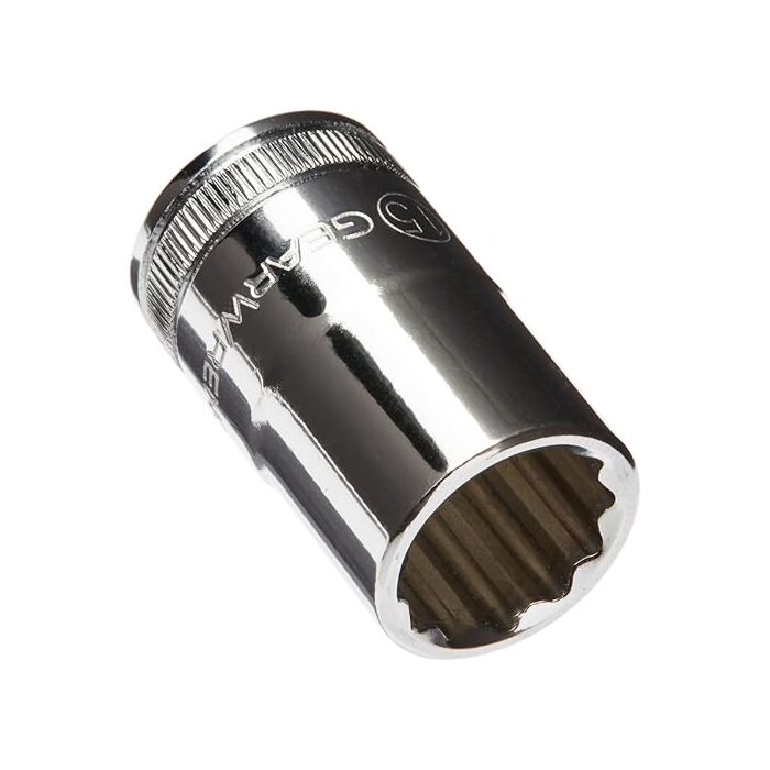 GearWrench 1/2" Drive 12 Point Standard Metric Socket 15mm