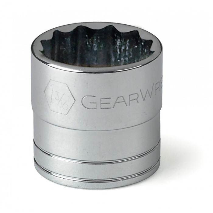 GearWrench 1/2" Drive 12 Point Standard SAE Socket 1-3/16"