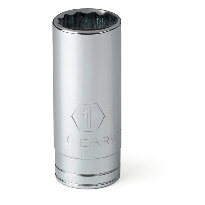 GearWrench 1/2" Drive 12 Point Deep SAE Socket 1"