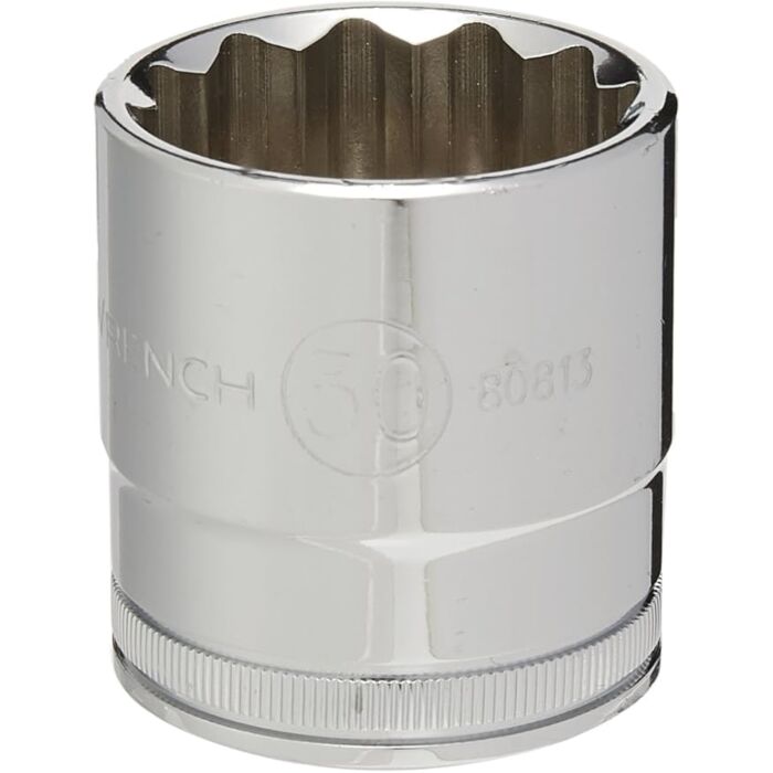 GearWrench 1/2" Drive 12 Point Standard Metric Socket 30mm