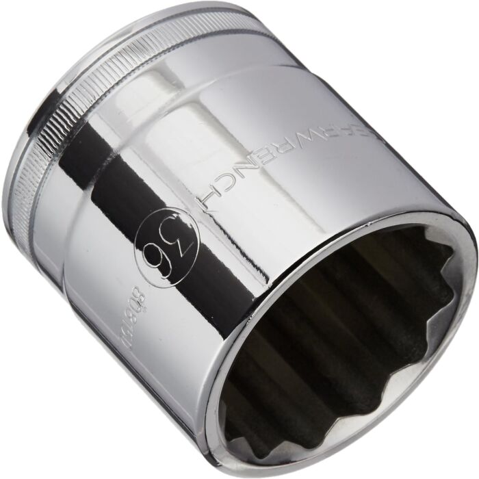 GearWrench 1/2" Drive 12 Point Standard Metric Socket 36mm