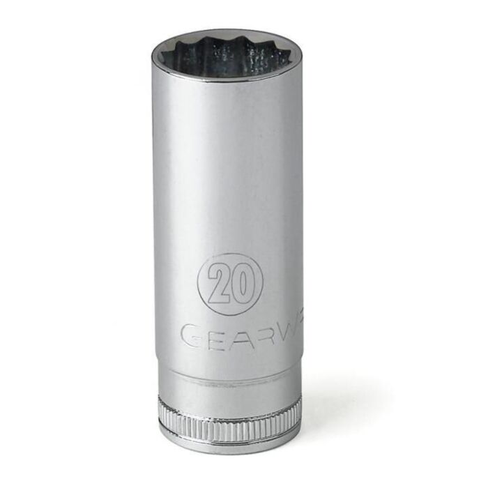 GearWrench 1/2" Drive 12 Point Deep Metric Socket 24mm