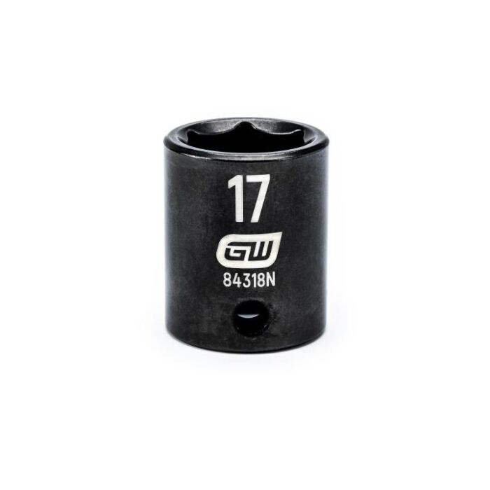 GearWrench 3/8" Drive 6 Point 17mm Standard Impact Socket